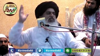 Khadim hussain rizvi sahab