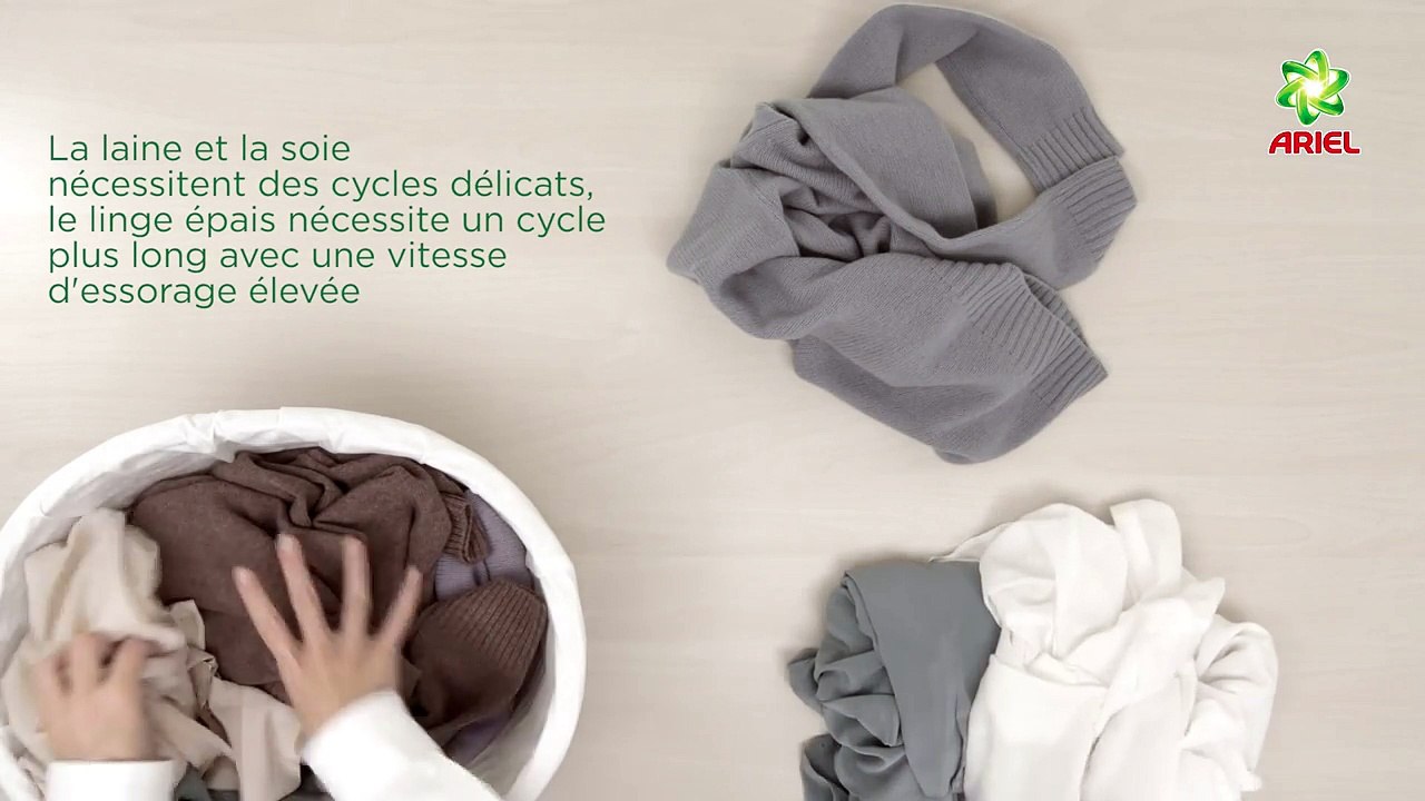 Comment choisir le meilleur cycle de lavage - Ariel