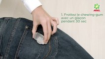 Comment éliminer le chewing-gum - Ariel