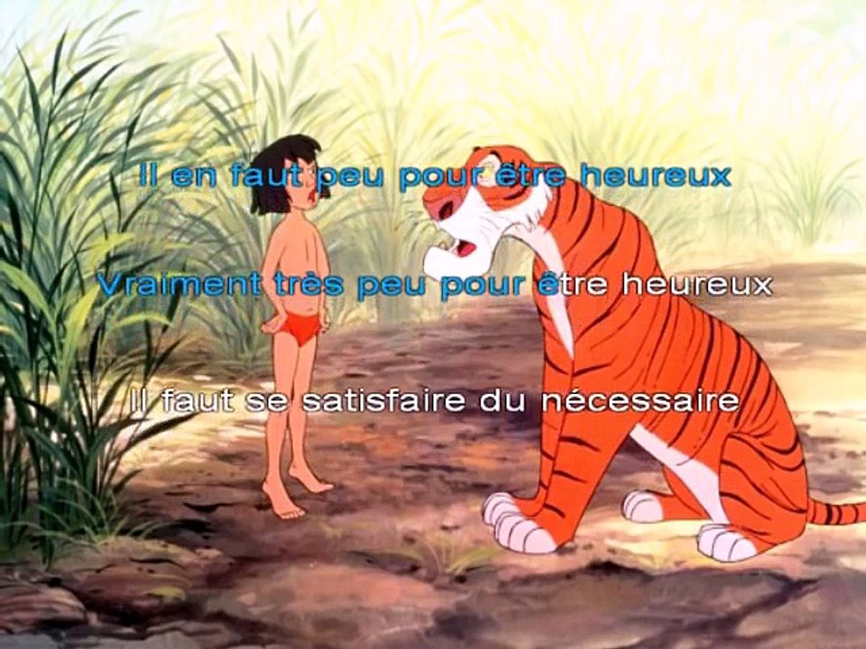 Il en faut peu pour être heureux Le livre de la jungle