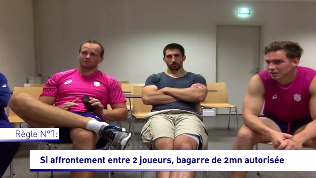 Gonzague a piégé les joueurs du Stade français à l'aide d'une camera caché