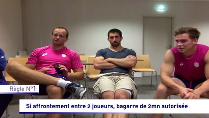 Gonzague a piégé les joueurs du Stade français à l'aide d'une camera caché
