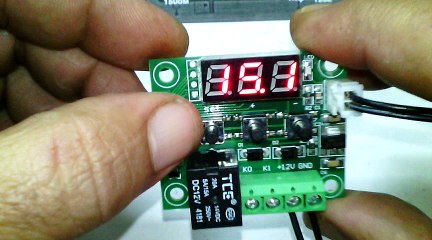 Цифровой терморегулятор W1209 настройка для инкубатора