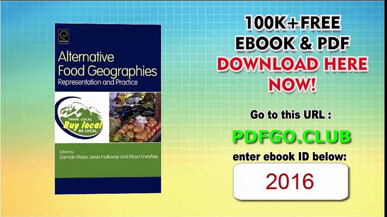 Alternative Food Geographies