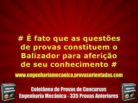 Provas Anteriores - Engenharia Mecânica