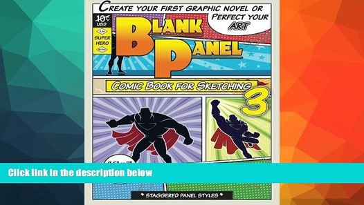 Pre Order Blank Panel Comic Book For Sketching 3 Staggered - 