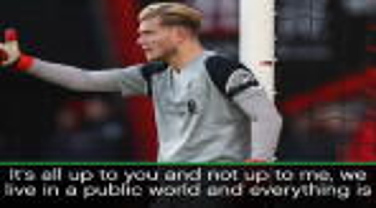 Klopp urges Karius to shut out criticism