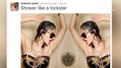 Ameesha Patel HOT Shower  - Fans INSULT, Make Fun & Criticize
