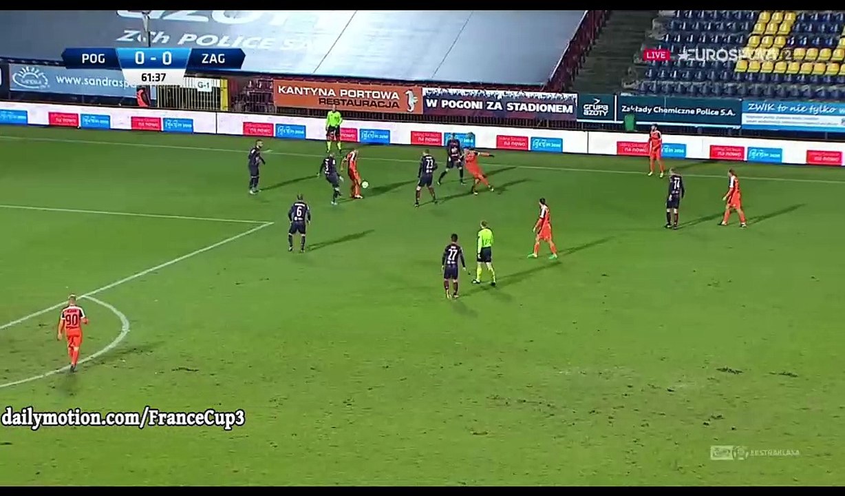 Adam Buksa Goal HD - Pogon Szczecin 0-1 Zaglebie - 09.12.2016