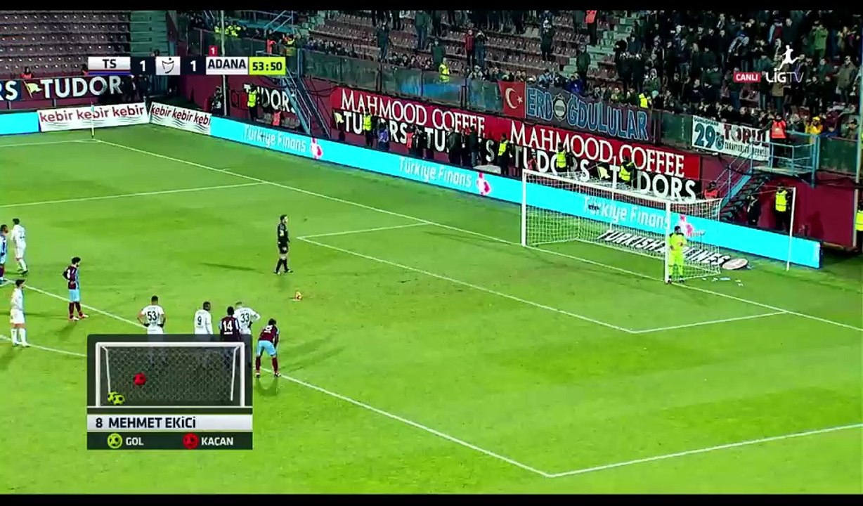 Mehmet Ekici Goal HD - Trabzonspor 2-1 Adanaspor AS - 09.12.2016