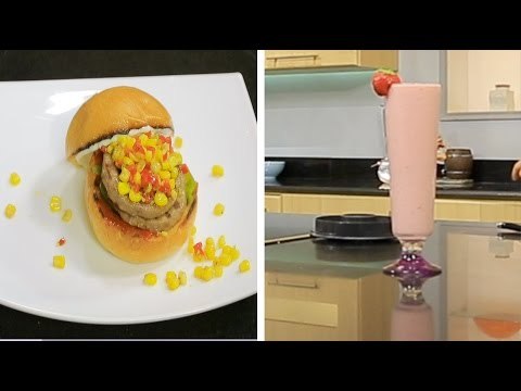 سندوتش برجر بالذرة - عصير فرولة بالأيس كريم | سندوتش وحاجة ساقعة الحلقة كاملة