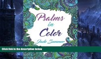 Pre Order Psalms in Color: An Adult Coloring Book with Inspirational Bible Psalms, Christian