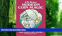 Price Modern Coin Magic: 116 Coin Sleights and 236 Coin Tricks J. B. Bobo On Audio