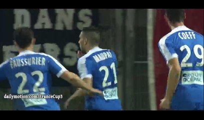 Neal Maupay Goal HD - Nimes 0-1 Brest - 09.12.2016