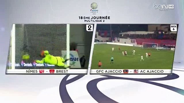Francois Clerc Goal HD - GFC Ajaccio 2 - 0	AC Ajaccio 09.12.2016
