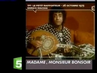 Enrico Macias chante "à la pêche aux moules"