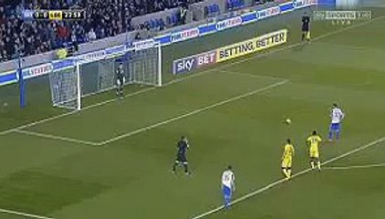 Glenn Murray Penalty Goal - Brighton 1-0 Leeds United, 09.12.2016 HD
