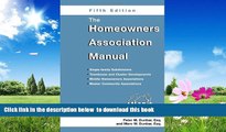 PDF [FREE] DOWNLOAD  The Homeowners Association Manual (Homeowners Association Manual)(5th