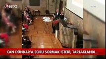 Can Dündar'a soru sormak istedi tartaklandı