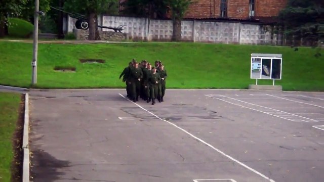 Hilarious Russian soldiers singing Barbie Girl during