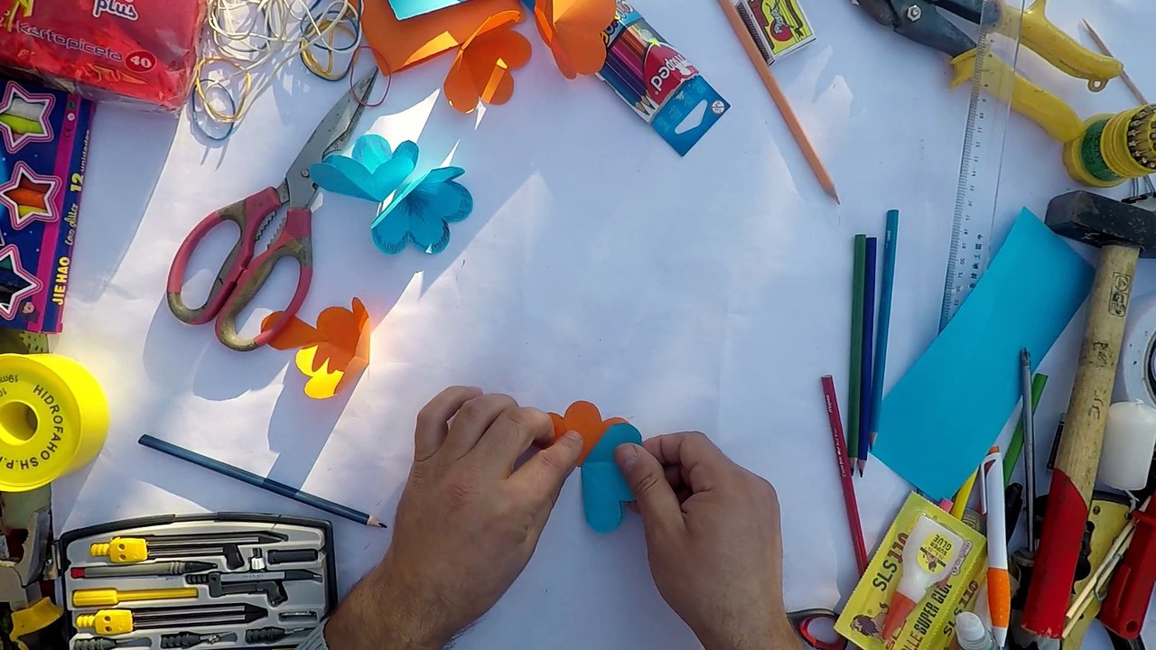 DIY - How to make a 3D flower popup