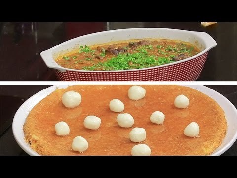 طاجن كبدة وقوانص بالفريك - كنافة بالقشطة | أتفضلوا عندنا حلقة كاملة