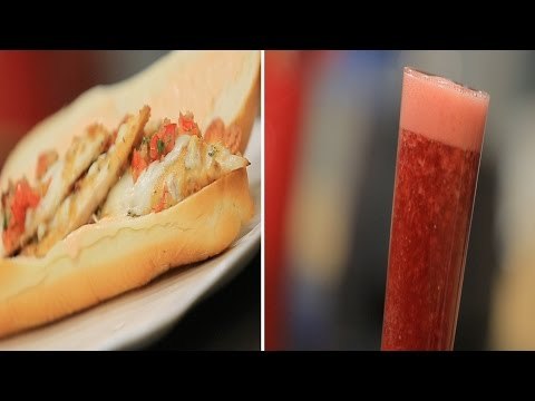 سندوتش دجاج مارجريتا - كوكتيل فراولة بالرمان | سندوتش وحاجة ساقعة حلقة كاملة