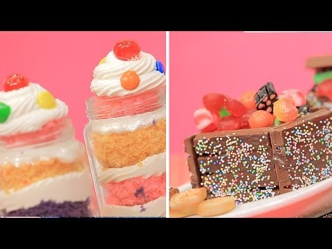 كيكة ملونة في برطمان - لازانيا الكريب ووصفات أخري | زعفران وفانيلا حلقة كاملة