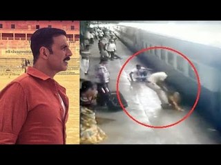 Brave police Saves Girl Life Who Came under the train at Lonavala