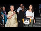CUTE Parineeti Chopra & Jaya Bachchan Spotted After Wathching Pink Movie