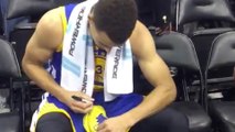 Grown Man Steals Steph Curry's Shoes From Young Child