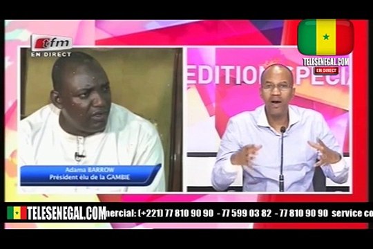 Première Réaction De Adama Barrow Suite À La Contestation De Yahya Jammeh