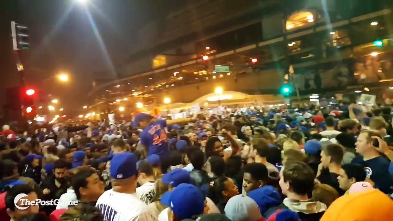 Wrigleyville Celebrations Following the Chicago Cubs 2016 World Series Championship