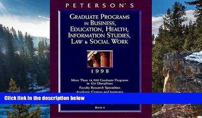 Online Peterson s Guides Peterson s Graduate Programs in Business, Education, Health, Information