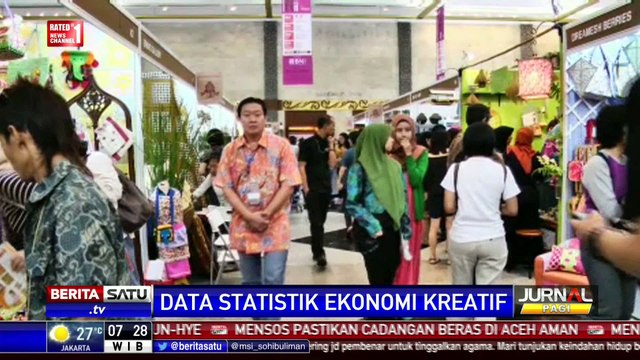 Bekraf dan BPS Rilis Data Statistik Ekonomi Kreatif 2016