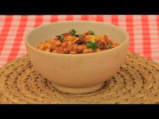 وصفة الفاصوليا بالحمص المغربية | أماني رفعت