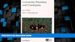 Price University Priorities and Constraints (Glion Colloquium)  For Kindle