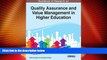 Best Price Handbook of Research on Quality Assurance and Value Management in Higher Education