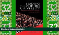 Price Leading the Modern University: York Universityâ€™s Presidents on Continuity and Change,