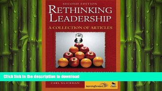 PDF Rethinking Leadership: A Collection of Articles Full Download