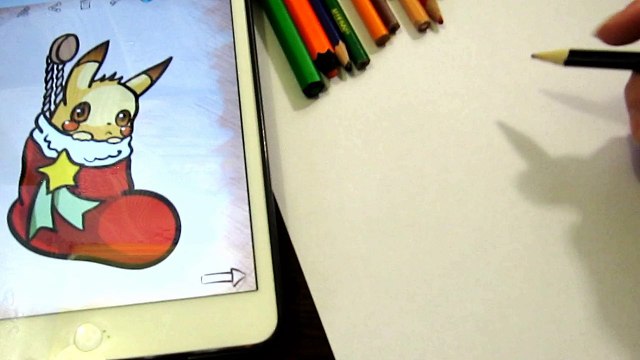 Как рисовать подарок на Новый год Рисуем Пикачу How to draw Cartoons Christmas Draw Pikachu