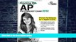 Buy  Cracking the AP Psychology Exam, 2012 Edition (College Test Preparation) Princeton Review  Book