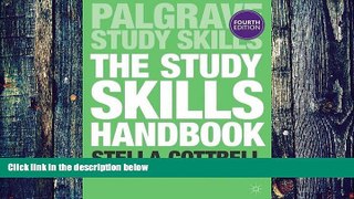 Pre Order The Study Skills Handbook (Palgrave Study Skills) Stella Cottrell On CD