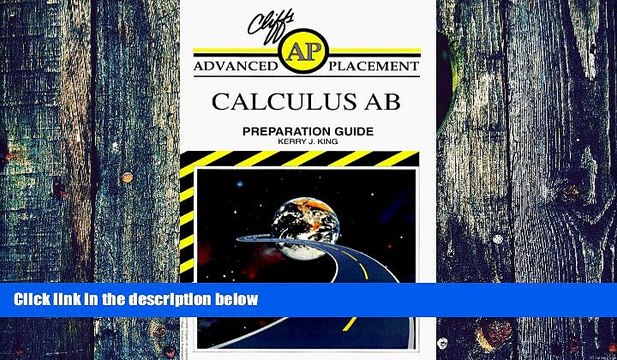 Buy NOW Advanced Placement Calculus AB: Preparation Guide Cliffs Notes Book