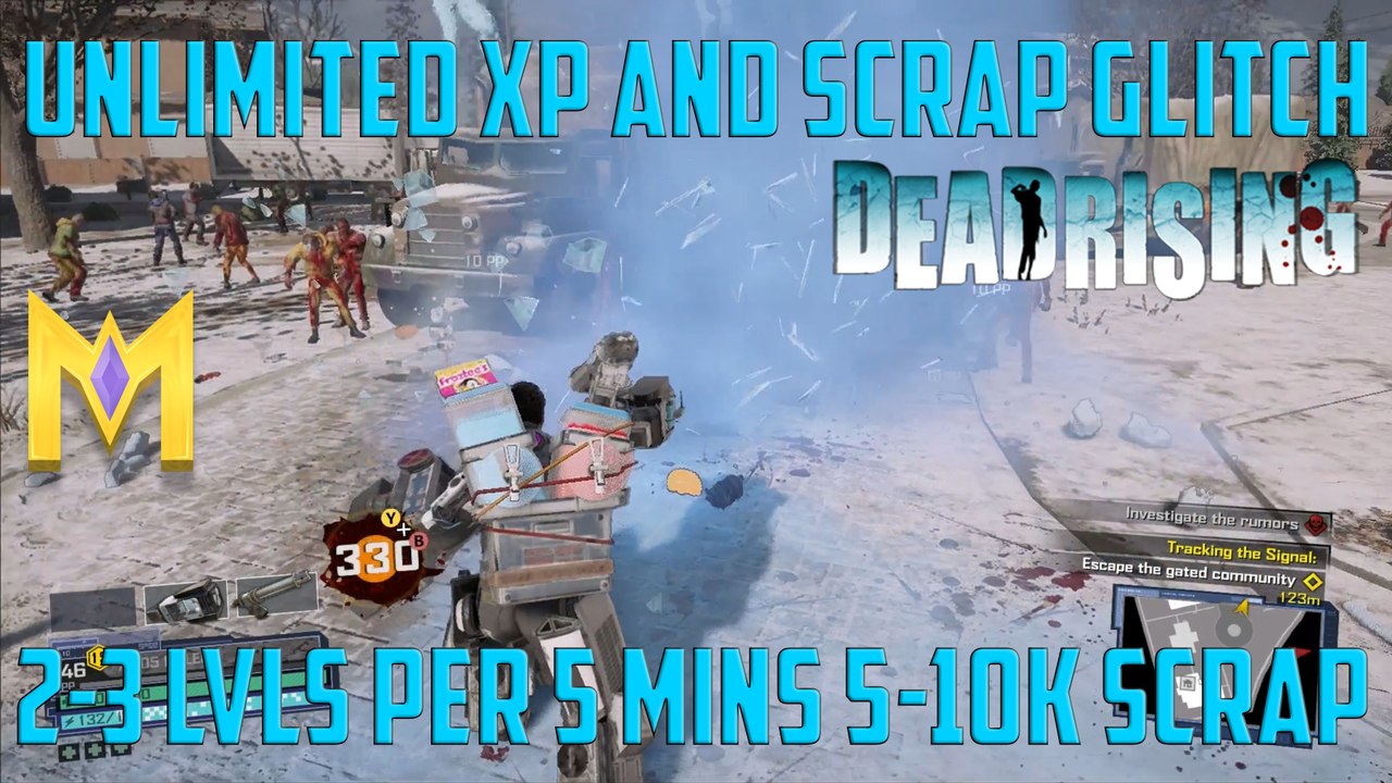Dead Rising 4 Glitches - Unlimited XP Unlimited Scrap Glitch/Exploit - "Dead Rising 4 Glitch"