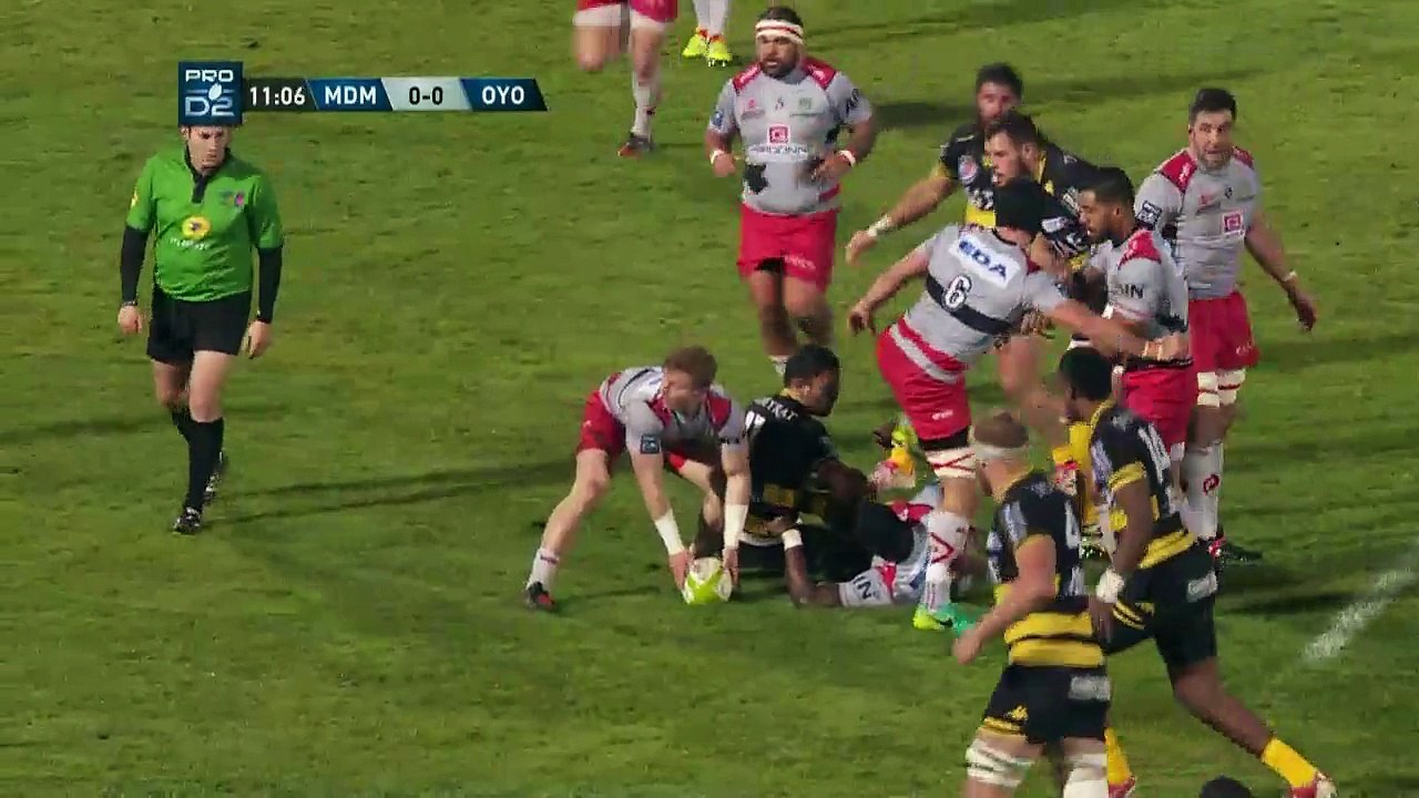 SITE OFFICIEL STADE MONTOIS RUGBY - ESSAI WAKAYA - SMR vs OYONNAX