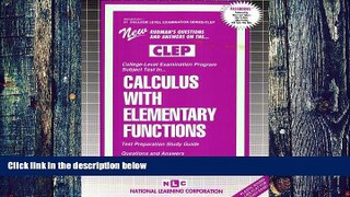 Buy  CALCULUS  (College Level Examination Series) (Passbooks) (COLLEGE LEVEL EXAMINATION SERIES