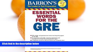 Buy Phillip Geer Essential Words for the GRE, 4th Edition (Barron s Essential Words for the GRE)