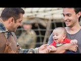 Salman Khan Playing With Sister Arpita's CUTE Son Aahil During Tubelight Shoot In manali