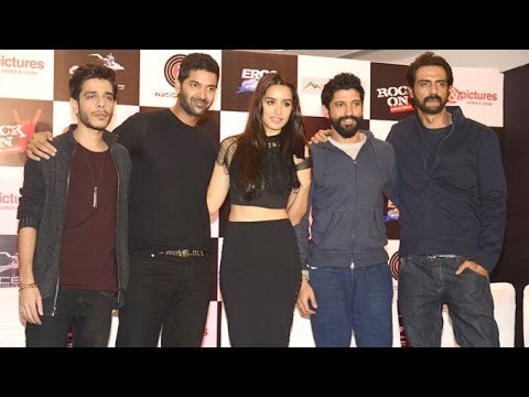 UNCUT - Rock On 2 Music Launch | Farhan Akhtar, Arjun Rampal, Shraddha Kapoor & Purab Kholi